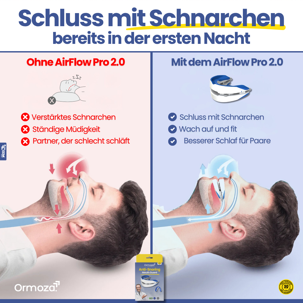Anti-Schnarch-Mundstüc