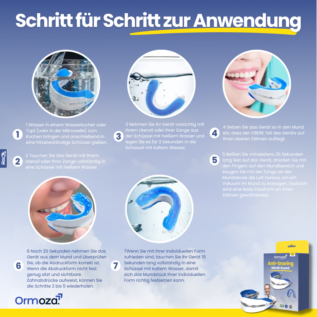 Anti-Schnarch-Mundstüc