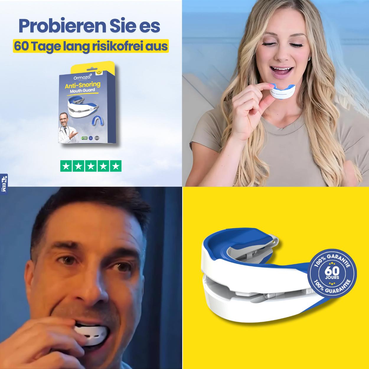 Anti-Schnarch-Mundstüc